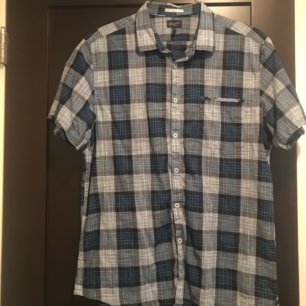 Good Man brand short sleeve button down